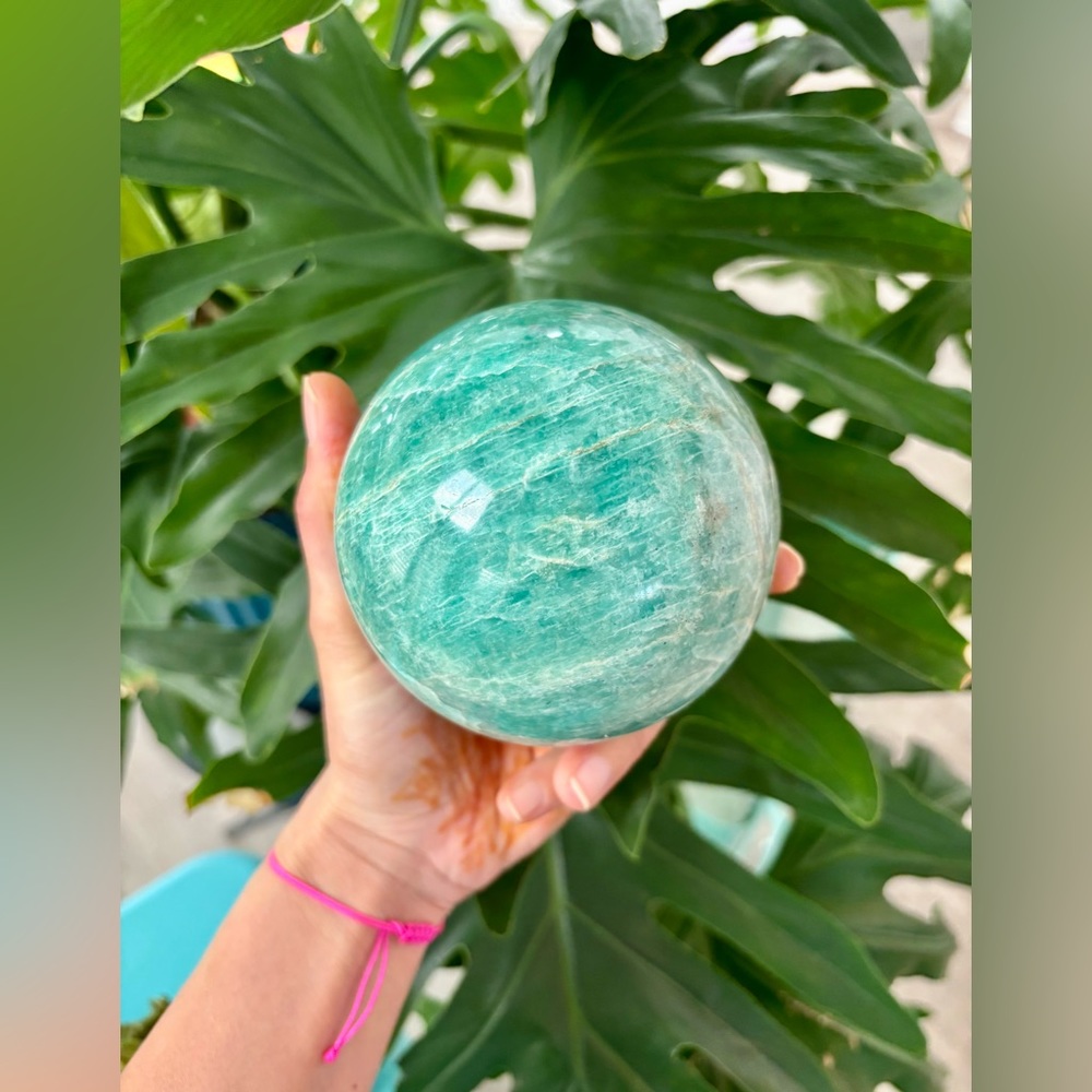 Amazonite sphere from Madagascar